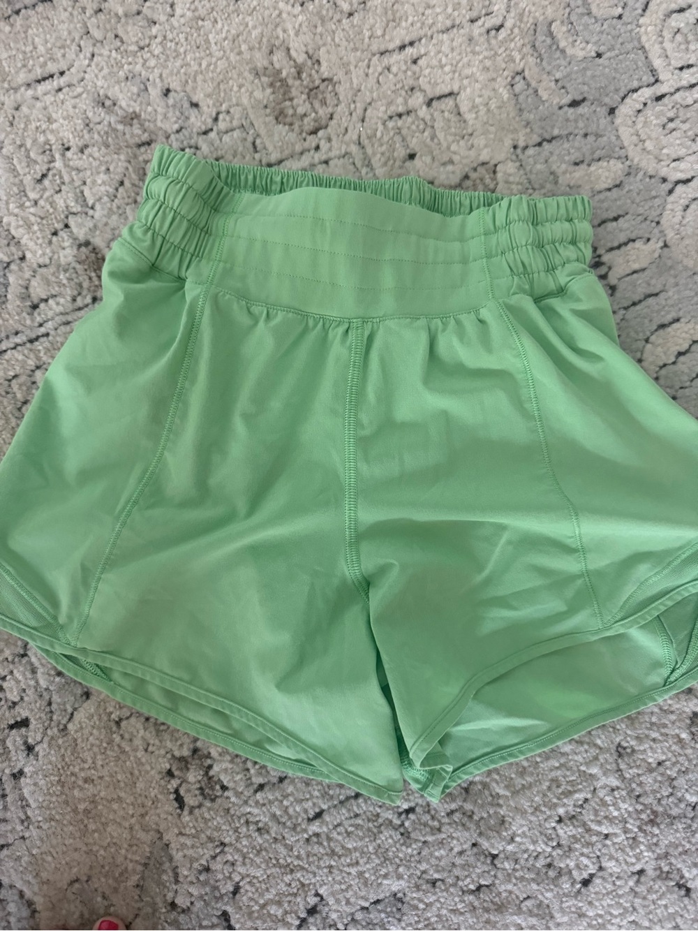 Women's Lululemon High-Waist Active Shorts Green